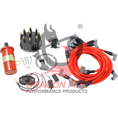 PERFORMANCE Tune Up Kit Cap Spark Plug Wires Ignition Coil Sensor Mercruiser OMC • $129.95