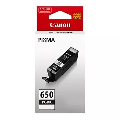 Canon PGI650BK Ink Cartridge - Black - For Canon MG5460 MG6360 Printer • $23.56