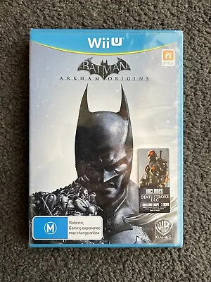 Batman Arkham Origins FACTORY SEALED Nintendo Wii U With Deathstroke DLC NEW • $74.99