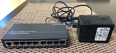 Asante FH10T8 FriendlyNet 8-Port Ethernet Hub With AC Adapter • $7.99