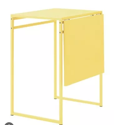 IKEA MUDDUS Drop-Leaf Table Bright Yellow Color • $55.20