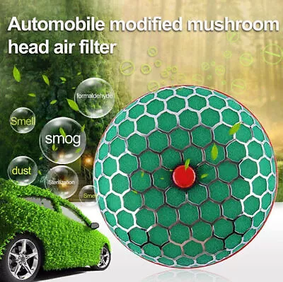 1x 4 JDM Mushroom Style Mesh Car Air Inlet Intake Filters High Flow Washable • $30.09