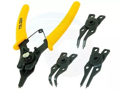 4pc Combination Circlip Snap Ring Plier Internal External ORing C-Clip • $10.99