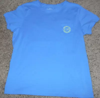 Vineyard Vines Women's Short Sleeve Royal Blue Pocket T-Shirt Size M • $14