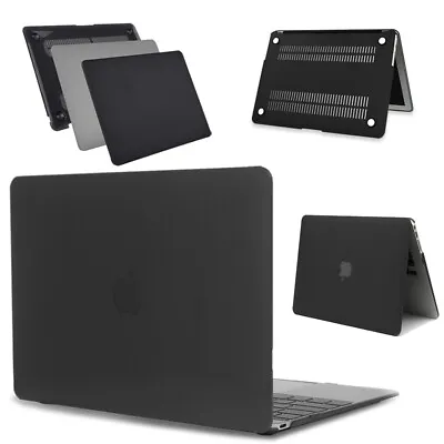 Matted Black Case Cover For Apple MacBook Air Pro 11'' 12'' 13'' 14'' 15'' 16'' • £10.92