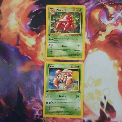 $0.99 • Buy Pokémon TCG Parasect Jungle 41/64 Regular 1st Edition Uncommon W 1st Ed Paras
