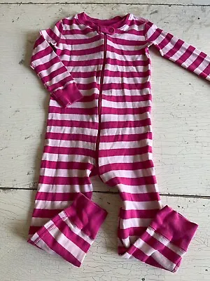 Toddler Girl's HANNA ANDERSSON Size 90 (3T) Striped Pajamas • $12.99