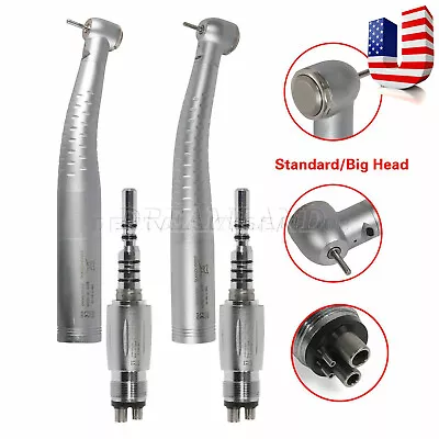 Dental Fiber Optic LED Handpiece High Speed/LED E-generator Quick Coupler 4H Fk • $10.90