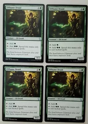 [4x] Elfhame Druid Dominaria MTG Magic The Gathering NM Playset  • $0.99