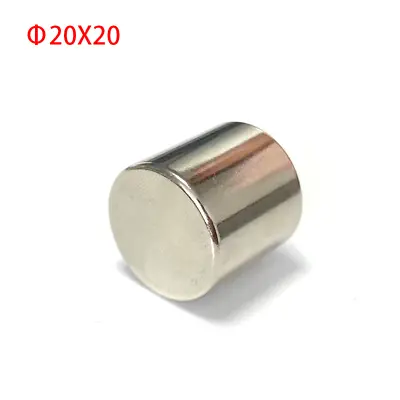 1-20pcs 20x20mm Strong Round Rare Earth Neodymium Cylinder Magnets N50 20mmx20mm • $24.69