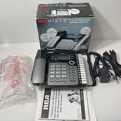 RCA 25204RE1-A ViSYS 2-Line Enhanced Digital Business Phone W/ Speakerphone • $66