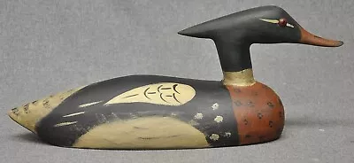 Red Breasted Merganser Decoy Duck Decoy Decoys Original Paint WMW Tack Eyes # 4 • $74.99