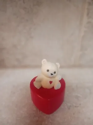 Hallmark Merry Miniatures Valentines Bear Container • $6