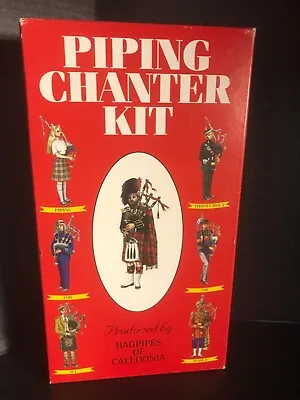 Scottish Piping Chanter Kit Bagpipes Of Caledonia Beginning Vintage New Open Box • $24.99