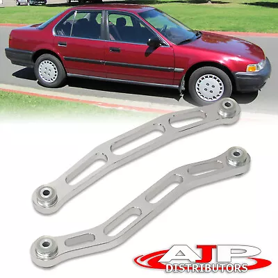 Silver Rear Lower Control Arms LCA CNC Aluminum Strut For 1990-1993 Honda Accord • $34.99