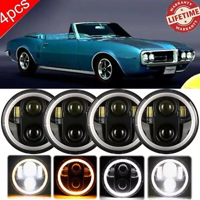 4PCS 5 3/4  5.75 LED Headlights  HI/LO DRL For Oldsmobile 442 98 F85 Cutlass • $99.99