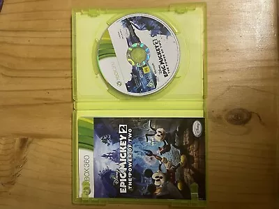 Epic Mickey 2 The Power Of Two Xbox 360 Disney Complete With Manual • $10