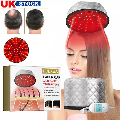 2024 Red Light Therapy Hair Loss Treatment Laser Cap Growth Regrowth Helmet UK • £12.69