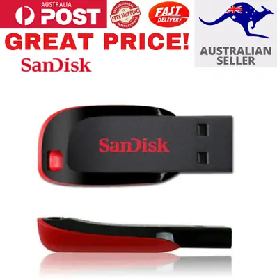 $7.74 • Buy SanDisk 16GB 32GB 64GB 128GB USB 3.0 Flash Drive Ultra Memory