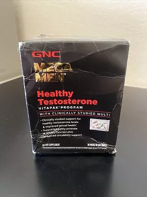 GNC Mega Men Healthy Test Vitapak - 30 Servings - EXP: 07/2024 • $43.99