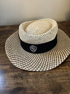 Walter Hagen Golf Woven Hat One Size Fits Most Paper Straw Wide Brim Sun Beach • $23.99