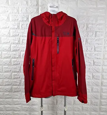 Men's Mountain Hardwear Stretch Cohesion Jacket Red Size L • $68