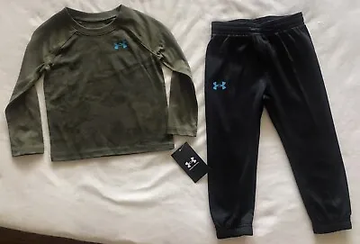 $26.99 • Buy UNDER ARMOUR Toddler Boy's Crew And Joggers Outfit, 2-Piece Set