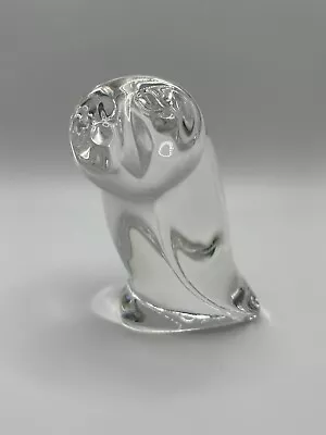 Vintage ATLANTIS Crystal Glass Owl Figurine From Portugal • $9.99