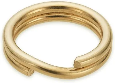 9ct Yellow Gold 5mm Split Ring Link Attachment Ring Jewellery Fastener Findings • £8.50