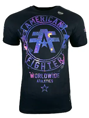 AMERICAN FIGHTER SILVER LAKE GALAXY Men's T-Shirt * • $25.95