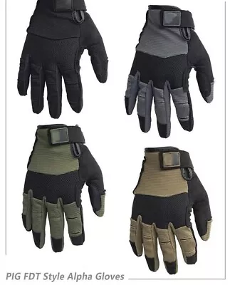 Pig Full Dexterity Tactical Gloves Military Issue FDT Alpha Shooting Range Work • $42.96