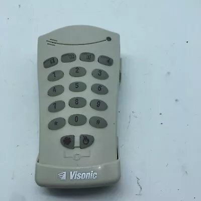 Visonic MCM-140 Alarm Remote Control White Made In Israel • $49.97