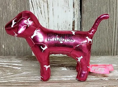 PINK By Victoria's Secret VS Metallic Pink Dog Plush Stuffed Animal Small 6 Inch • $6.99