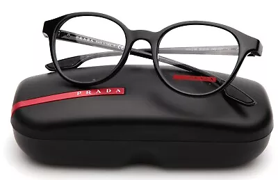 New PRADA VPS 01M 1AB-1O1 Black EYEGLASSES FRAME 50-19-145mm B43 Italy • $98.99