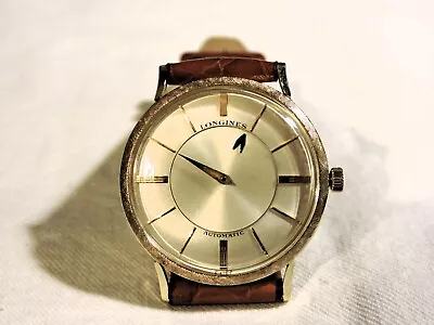 Vintage LONGINES 10K GF Automatic Admiral 1200 Mystery Dial AWESOME Condition! • £404.13