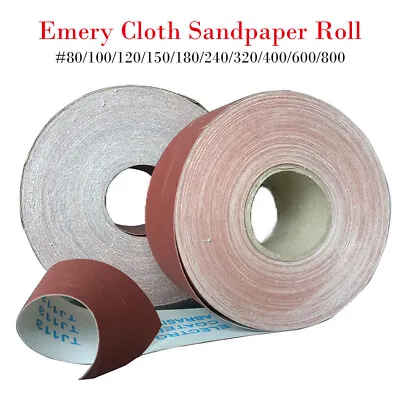 $72.29 • Buy Sandpaper Roll Abrasive Sanding Roll-80 100 120 150 180 240 320 400 600 800 GRIT