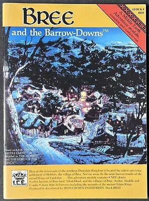 £37.95 • Buy Bree And The Barrow-Downs Middle-Earth Role Playing Game Module MERP ICE #8010