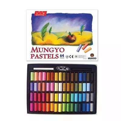 Mungyo Pastel Soft Drawing Vivid Art Set 64 Colors Set Square Chalk MPS-64 • $16.50