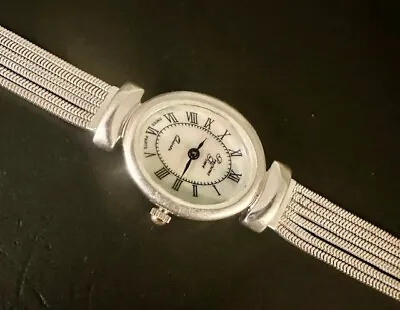 Vintage 0.925 Sterling Silver Precious Time Quartz Ladies Watch Working 29.3g   • £79.95