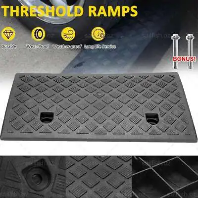 Kerb Curb Wheelchair Ramp For Heavy Duty Truck Motorbike Access Threshold Rubber • $20.99