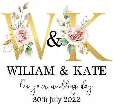 Personalised Wedding Card / Congratulations Wedding Card • £3.05