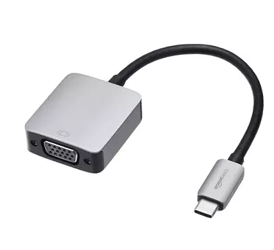 Amazon Basics USB 3.1 Type-C To VGA 15pin Female Aluminum Adapter • £4.48