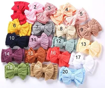 Baby Girl Headband Baby Headband Bow Cable Knit Headband Baby Shower Gift • $6.75