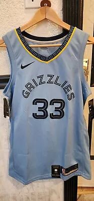 NWT NBA Nike Swingman Memphis Grizzlies Marc Gasol 33 Jersey 44 Light Blue • $99.99