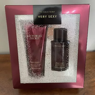 Victoria's Secret Very Sexy Gift Set Perfume Spray Fragrance Mist + Body Lotion • $24.99