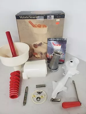 Vintage Victorio Strainer No. 200 Tomato Fruit Juicer Sauce Maker W/Box & Manual • $15