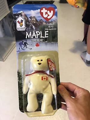 Ty Mini Beanie Baby Maple NEW IN BOX • $2