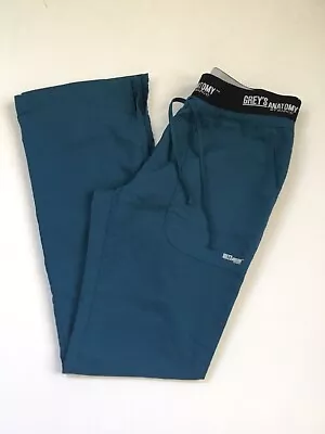 Grey’s Anatomy Barco Scrub Pants Teal Size XS Drawstring • $10