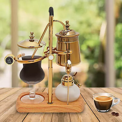 Retro Coffe Maker Belgian Belgium Luxury Royal Family Balance Syphon Coffee Make • $95