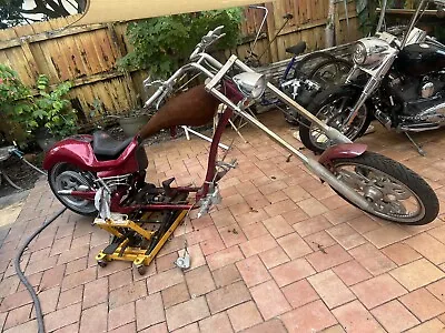 ASPT Custom Chopper ROLLING CHASSIS- Comes With Right Side Drive Transmission. • $2400